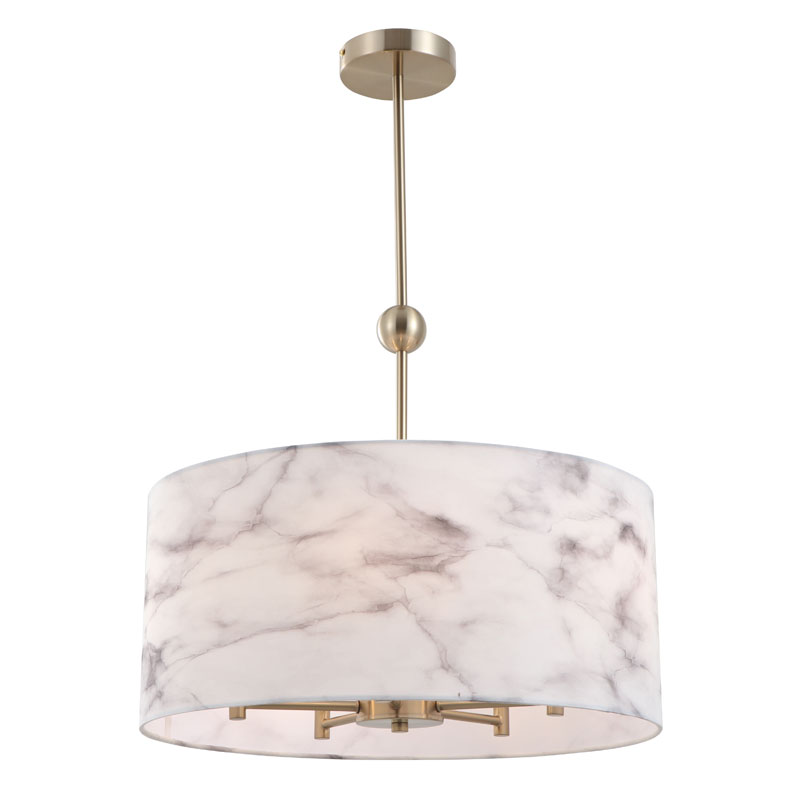 5 Lights Fabric Chandelier