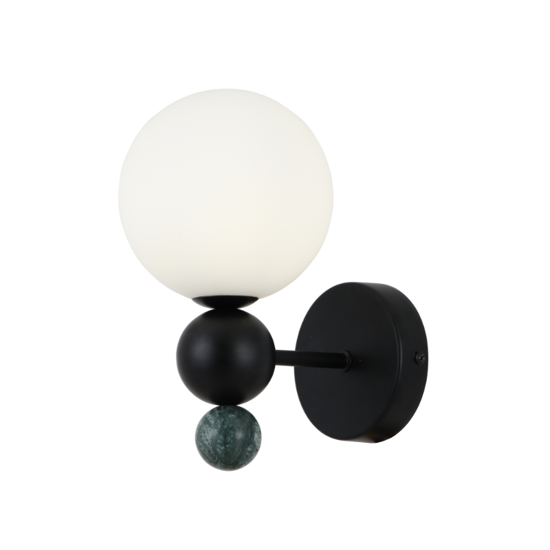 Marble Globe Wall Sconce