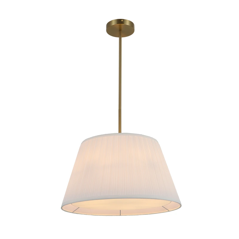Pleated Fabric Pendant Light 3 ရောင်