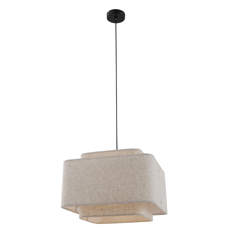 Single-Light Square Rustic Drum