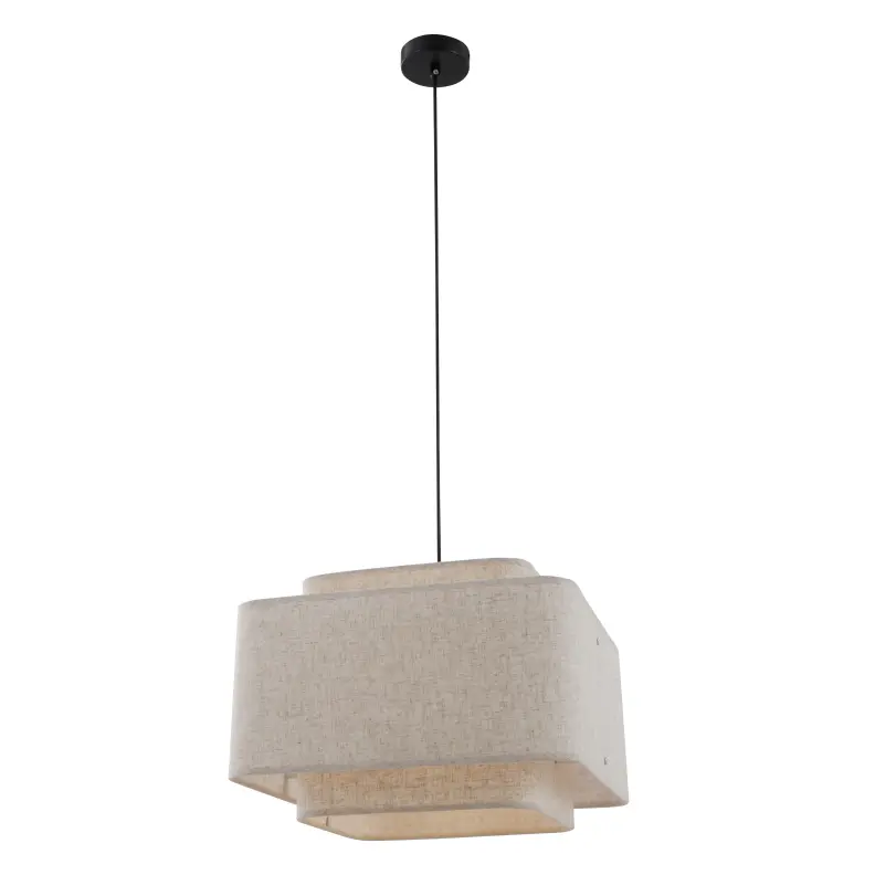 Single-Light Square Rustic Drum