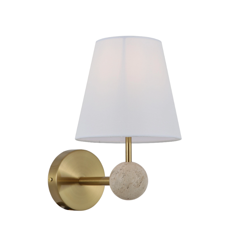 Travertine နံရံ Sconce