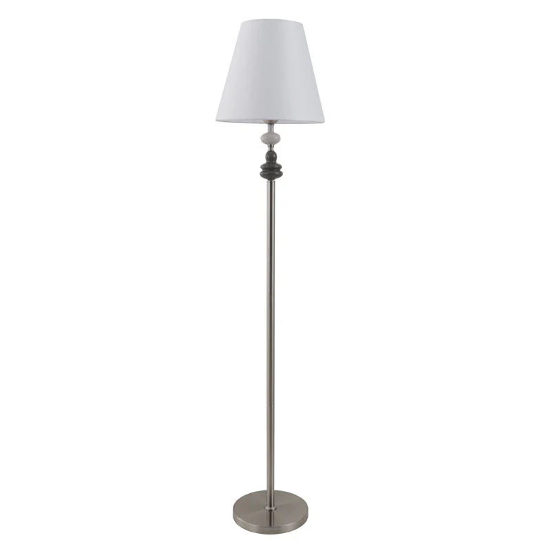 White Shade Porcelain ချိန်ညှိနိုင်သော အမြင့်ကြမ်းခင်း မီးအိမ်